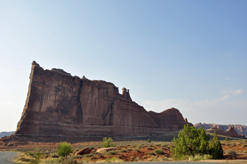 the Organ formation at  Arches National Park